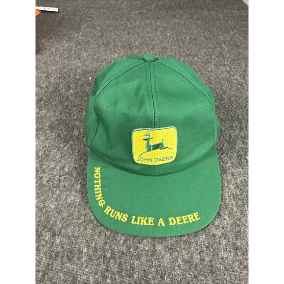Vintage John Deer Nothing Runs Like A Deer Cap Hat SnapBack - Picture 2 of 9